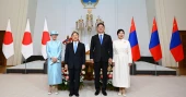 Japan’s Emperor meets Mongolian president to boost ties