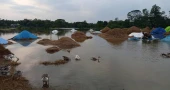 Boro crops submerged as flood situation worsens in Habiganj