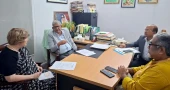 Democracy International team meets Fakhrul