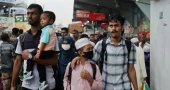 As Eid exodus peaks, up to 13 million set to leave Dhaka despite weather worries