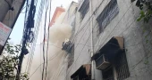 Fire breaks out at a building in Dhaka’s purana paltan