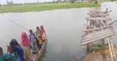 Thousands suffer as wooden bridge collapses in Rangpur