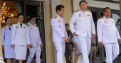 Thailand's new cabinet members take oaths, including suspended PM