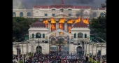 Nepal protesters set parliament ablaze following PM resignation