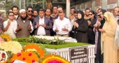 Tarique visits Koko’s grave, attends milad mahfil on his death anniversary