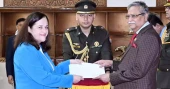 Non-resident envoys of Lithuania, Greece and Malawi present credentials to president