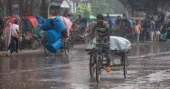 Heavy rains drench Dhaka this morning