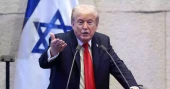 Trump’s Knesset speech briefly interrupted over Palestine