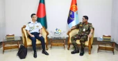 Non-resident Air Attache of Japan calls on Principal Staff Officer  of Armed Forces Division (AFD)