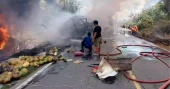 Bus-tanker collision in Indonesia kills at least 16