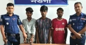3 teen gang members arrested in Naogaon