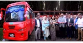 Dhaka University launches shuttle bus service on trial basis for students 