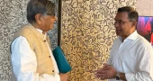 Bishwo Shahitto Kendro’s Prof Abdullah Abu Sayeed meets PM