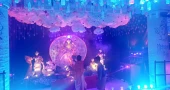 Sherpur puja pandal made from 4,000 discarded plastic bottles