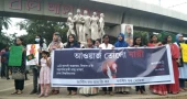 Human chain at DU protests ‘rape incident’ in Kolkata