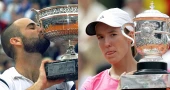 Former champions Henin, Agassi to present French Open trophies