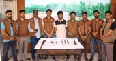 3 arrested with illegal arms, bullets and yaba in Munshiganj