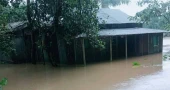 Low-lying areas in Mymensingh’s Haluaghat inundated