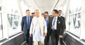 Prof Yunus arrives in Rome to attend FAO’s World Food Forum