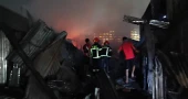 Tongi Millgate slum fire under control