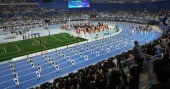 Chinese humanoid robots break human records at Beijing robot games