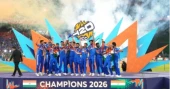 Brilliant India crushes New Zealand to win record third T20 World Cup