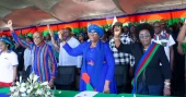 Namibia votes potentially electing its first female president