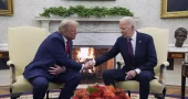 Trump makes a victor’s return to Washington and pledges a ‘smooth’ transition of power from Biden