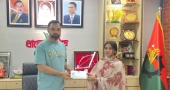 Aminul Haque provides Eid gifts for families of disappeared, slain BNP men