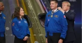 Artemis II astronauts receive top US space honor after moonshot