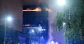 Fire destroys landmark tower in Croatian capital