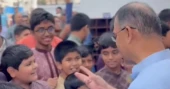 PM shares warm moments with children after Jum'a prayers at Banani