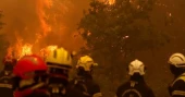 More than 200,000 evacuated as massive wildfires sweep across France and Spain