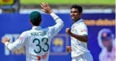 Nayeem's four wickets give Bangladesh 27-run lead in Mirpur Test