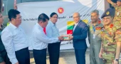 Bangladesh hands over first consignment of humanitarian relief to Myanmar