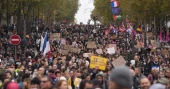 Thousands protest in France over education funding, living costs as police use tear gas
