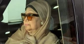 Supporters give Khaleda a rousing reception as she returns home