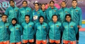 Bangladesh Women's Kabaddi team reaches Kathmandu to play a five-match test series