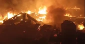 Gazipur scrap warehouse fire under control