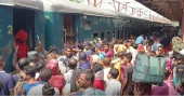 Train service on Benapole-Mongla route begins with 500 passengers