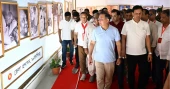 PM visits Nazrul Fair at Trishal