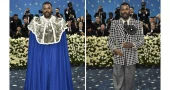 In pinstripes and hats, with canes and twists on suiting, Met Gala crowd largely did menswear proud