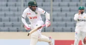 Pakistan seamers strike early but Shanto, Mushfiqur rebuild for Bangladesh at Lunch