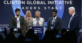 ‘Support Bangladeshi youth to fulfill their dreams,’ Prof Yunus says while sharing stage with Bill Clinton
