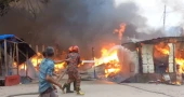 95 shops reduced to ashes in Kurigram fire