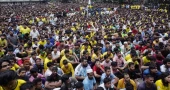 Thousands watch Brazil’s WC match on big screen at DU