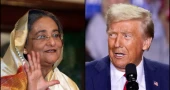 Right on cue, Hasina greets Trump on his ‘resounding victory’