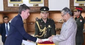 Newly appointed ambassadors of Sweden and Algeria present credentials to President