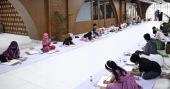 Children paint spirit of July at Parliament Secretariat competition