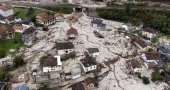 International rescue teams arrive in Bosnia after devastating floods and landslides